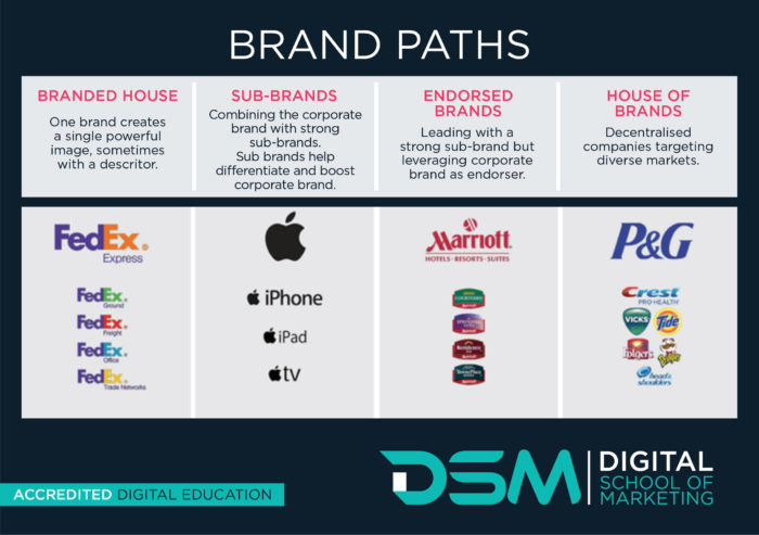 DSM Digital School of Marketing - brand portfolio