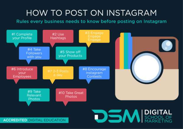 DSM | Digital school of marketing - instagram account