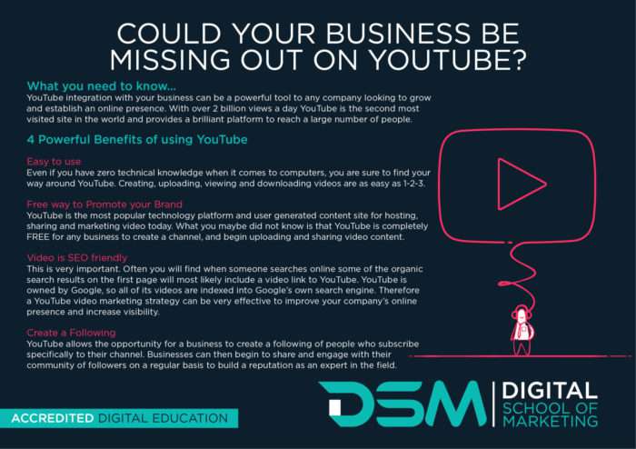 DSM Digital school of marketing - youtube channel