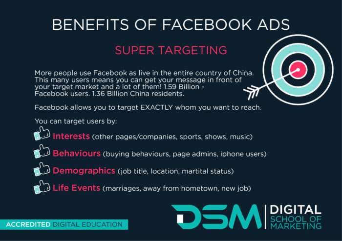 DSM Digital school of marketing - facebook