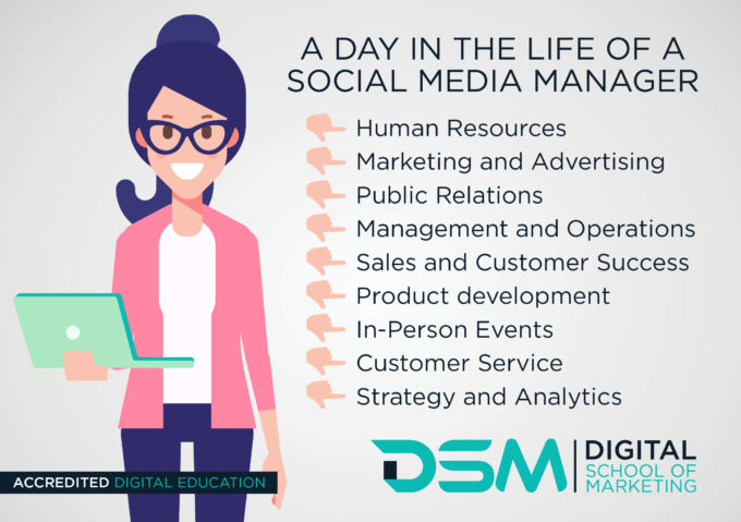 DSM Digital School Of Marketing - social media manager