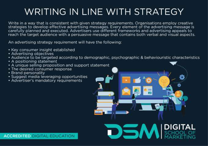 DSM Digital school of marketing - script for an advertisement