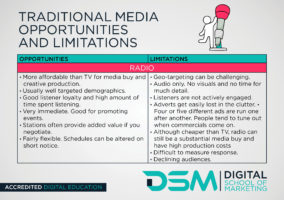 DSM Digital School of Marketing - radio advertising