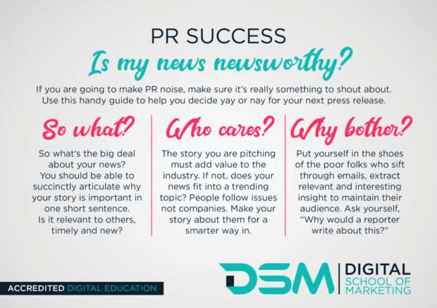 DSM Digital school of marketing - pr process