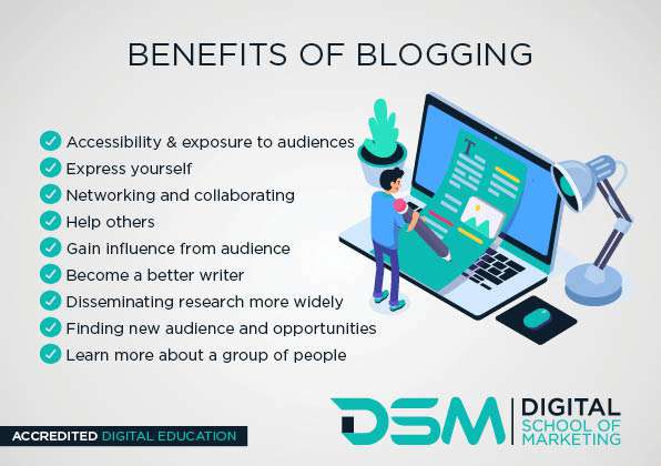 DSM Digital school of marketing - segmenting your audience - Bloggers