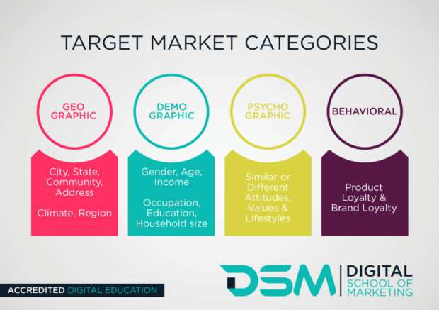 DSM Digital school of marketing - segmenting your audience