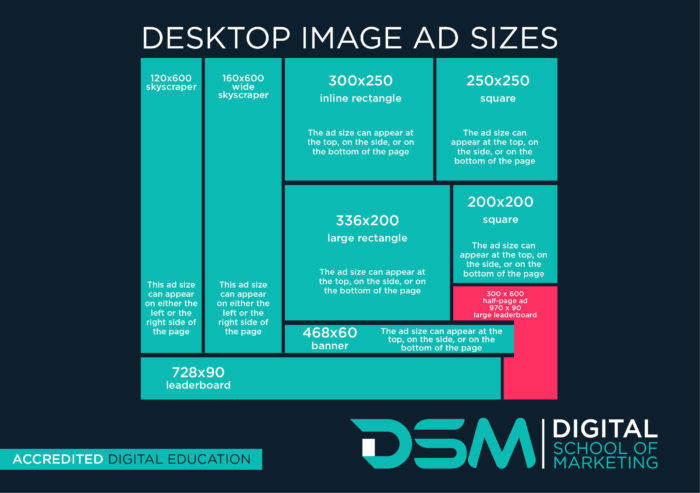 DSM Digital School of Marketing - banner advertising
