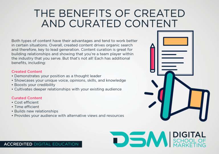 DSM Digital School of Marketing - curated content